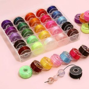 1-Boxed 25 colors flat elastic rope crystal line-Product main image-Goodokmarket
