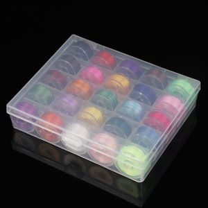 Boxed 25 colors flat elastic rope crystal line elastic line handmade DIY beaded bracelet