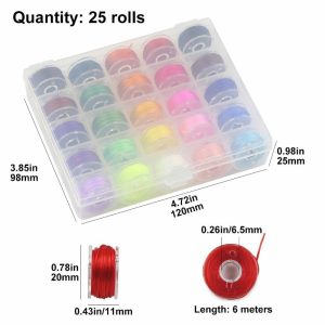 3-Boxed 25 colors flat elastic rope crystal line-Product main image-Goodokmarket
